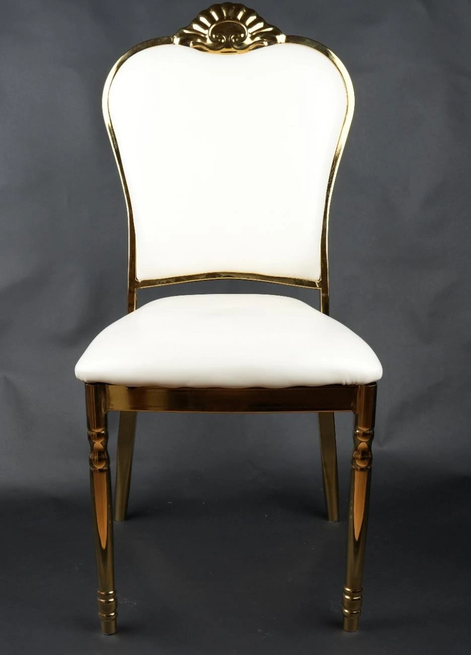 Chair Metal Back Heart With Cushion